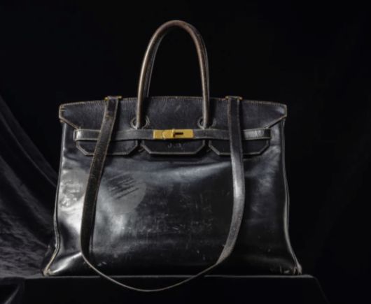 고(故) 제인 버킨이 사용한 오리지널 버킨백. 소더비 홈페이지