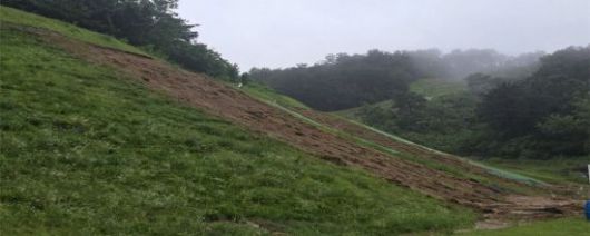 사적 '부여 나성' 피해 모습