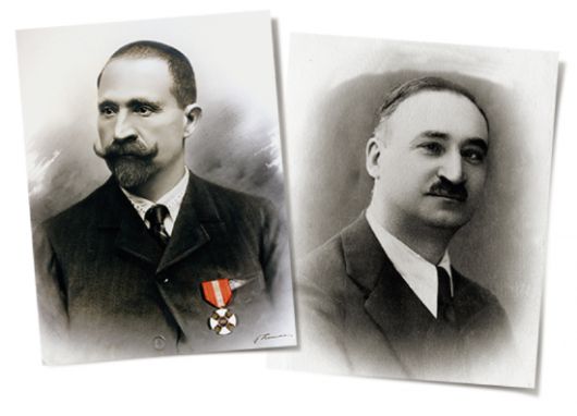 (왼쪽부터)마스트로베라르디노의 설립자인 안젤로 마스트로베라르디노(Angelo Mastroberardino)와 그의 아들 미켈레 마스트로베라르디노(Michele Mastroberardino).