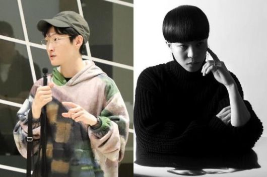 Kiaf SEOUL 2025 특별전 '리버스 캐비닛'을 공동 기획한사진 왼쪽부터 윤율리(일민미술관 학예실장), 이와타 토모야((The 5th Floor 디렉터). Kiaf SEOUL 2025