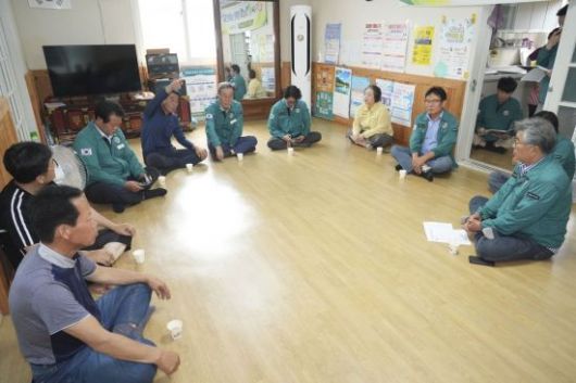 안동시산불피해대책특별위원회 현장방문(남후,남후농공단지,길안,임동)