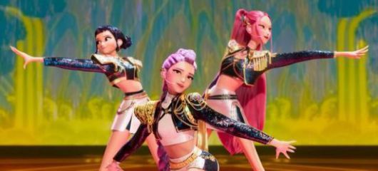 넷플릭스 애니메이션 '케이팝 데몬 헌터스'의 한 장면. 넷플릭스