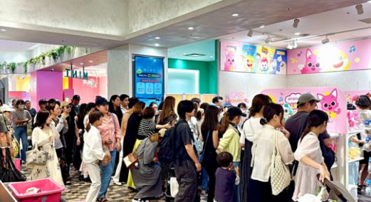 ‘더 핑크퐁컴퍼니’ 팝업스토어 현장. 코트라