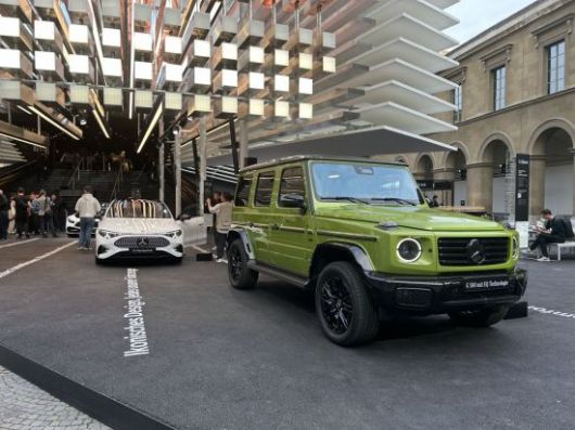 메르세데스-벤츠 파빌리온 전시장. 오현길 기자