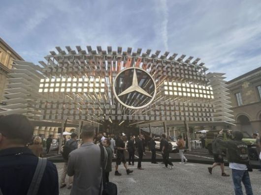 메르세데스-벤츠 파빌리온 전시장. 오현길 기자