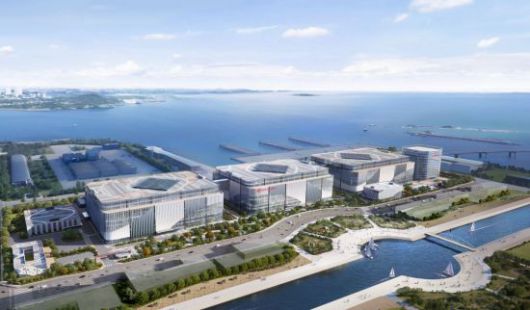 롯데바이오로직스의 인천 송도 바이오캠퍼스 조감도. 롯데바이오로직스