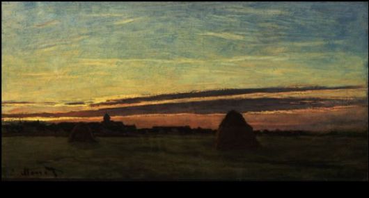 클로드 모네의 '샤이의 건초더미들'. 샌디에이고 미술관 제공