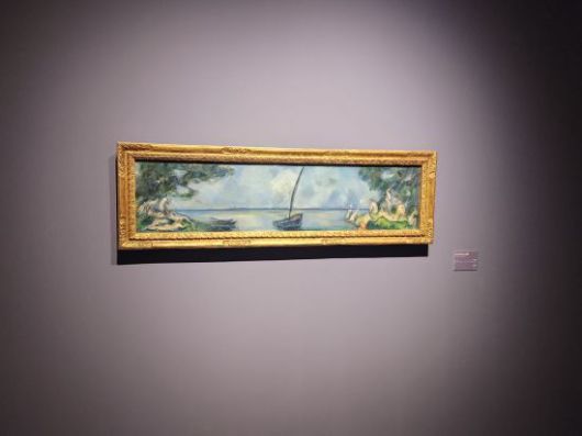 폴 세잔 '배와 목욕하는 사람들'(1890년경). 서믿음 기자