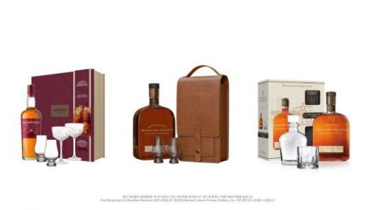 한국브라운포맨의 '더 글렌드로낙&우드포드 리저브' 선물세트.
