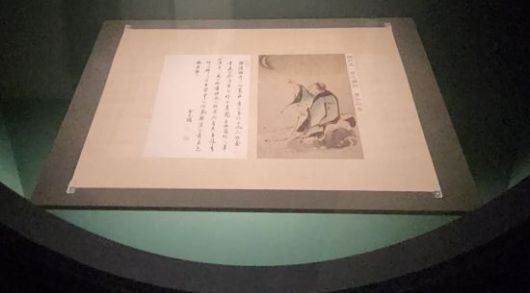 이정이 그린 유일한 인물화인 '문월도'. 달빛 아래에서 책을 읽는 선비의 모습을 그렸다. 서믿음 기자