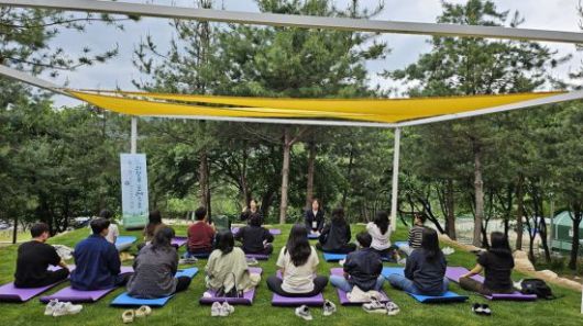 -자일산림욕장 산림치유 프로그램. 의정부시 제공