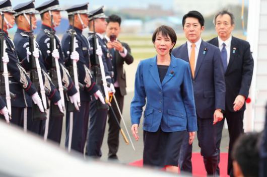 지난달 30일 경주 APEC 정상회의 참석을 위해 방한한 다카이치 사나에 일본 총리. 연합뉴스