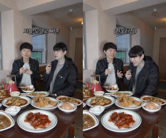 홍보 영상 속 신정환(왼쪽)의 모습. 신정환 인스타그램