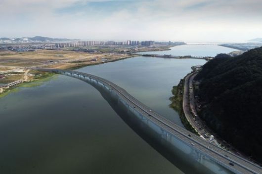 BJFEZ 북측진입도로 개설 조감도.