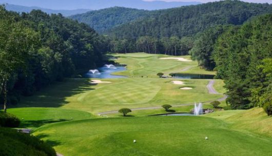 우리금융 챔피언십이 열린 서원밸리 서원코스의 11번 홀은 선수들을 가장 괴롭힌 홀이다. KPGA 제공