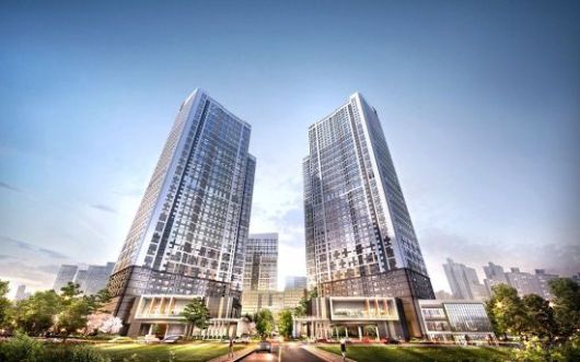 동탄역롯데캐슬 조감도. 롯데건설