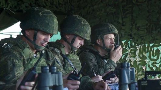 지난 9월, 러시아군과 합동훈련 중인 벨라루스군의 모습. 타스연합뉴스