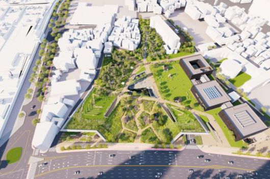 송현 문화공원·주차장 조성사업 조감도. 서울시