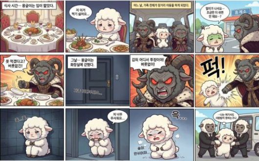 웹툰 속에서 그는 자신을 '몽글이'라는 이름의 어린 양 캐릭터로 표현했다. 친어머니 최정애 씨는 순한 양으로, 전두환 전 대통령과 이순자 여사, 아버지 전재용 씨, 새어머니 박상아 씨는 '검은 양'으로 묘사됐다. 전우원 인스타그램