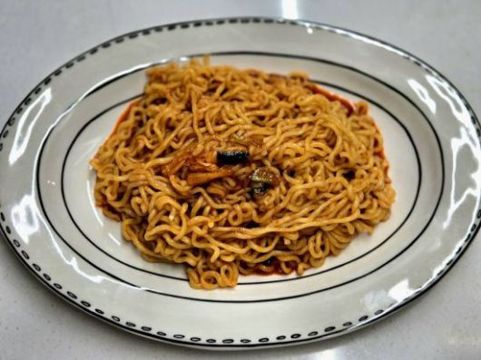 신라면 김치볶음면. 임혜선 기자 제공