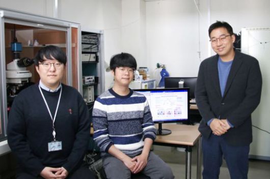 왼쪽부터 김병찬 DGIST 박사과정생, 김동욱 DGIST 박사, 고재원 DGIST 교수. DGIST 제공