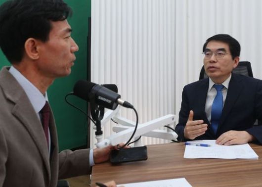 양 전 의원은 대표 정책으로 "대중교통 무료화"를 강조했다. 허영한 기자
