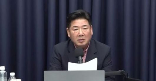 5일 국민의힘 입당 사실을 알린 유튜버 고성국. 고성국TV