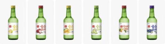 무학의 수출용 과일소주 '좋은데이'