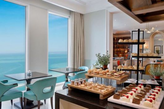 '더 리츠칼튼 도하' 클럽 라운지 내부. 더 리츠칼튼