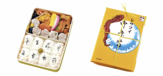 요코하마역에서 판매하는 키요켄의 '슈마이 도시락'. 키요켄.