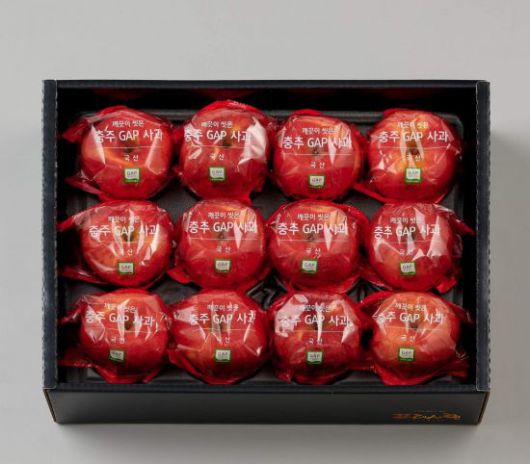 롯데마트 '깨끗이 씻어나온 GAP 사과'. 롯데마트 제공