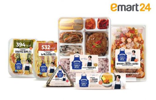 이마트24가 손종원 셰프와 협업해 출시한 간편식 6종. 이마트24 제공.
