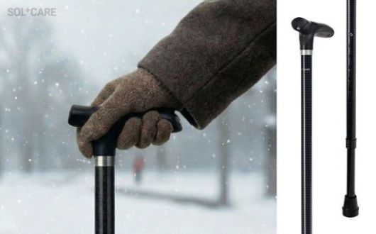 손잡이의 손난로 온열기능으로 어르신들의 수냉증 완화 및 혈액순환에 도움 주는 손난로 지팡이(SG-0740)