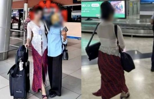 항공사 승무원으로 위장해 비행기에 탑승한 여성. VN익스프레스