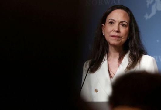 베네수엘라 야권 지도자 마리아 코리나 마차도. 로이터연합뉴스