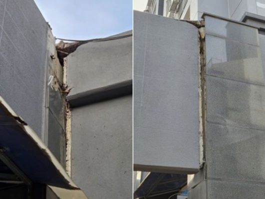 인천 서구의 한 대규모 아파트 단지에서 지반 침하로 인한 균열이 이어지면서 주민들의 불안감이 커지고 있다. 연합뉴스 홈페이지 캡처