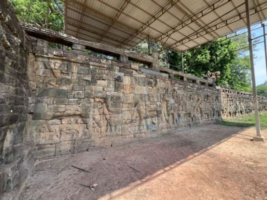 복원을 마친 코끼리테라스 C구역