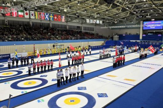 실내빙상장 세계여자컬링선수권대회. 의정부시 제공
