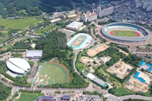 종합운동장 일대. 의정부시 제공