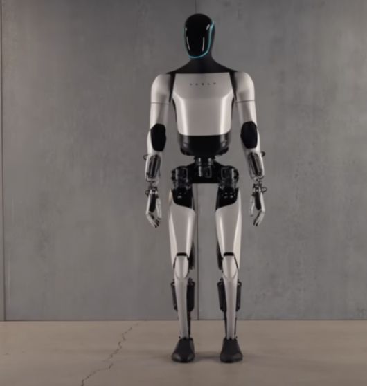 테슬라의 휴머노이드 로봇 옵티머스. 유튜브 캡처