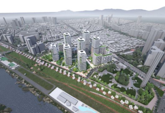 면목8구역 주택정비형 재개발사업 조감도. 중랑구 제공.