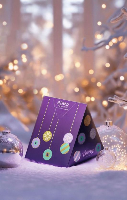 유한킴벌리 '크리넥스 보습에센스 윈터 에디션'. 유한킴벌리