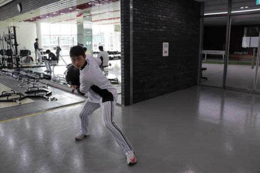 LG트윈스 신인 내야수 이영빈. 사진=LG트윈스