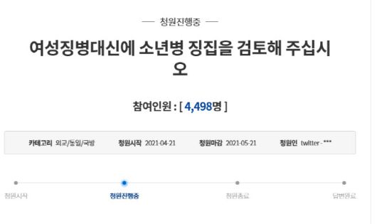(사진=청와대 국민청원 게시판)