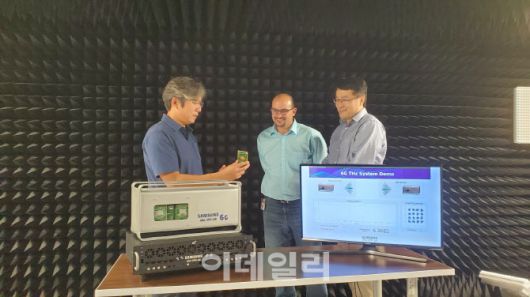 삼성전자 6G 테라헤르츠 대역 시연 (사진=삼성전자 제공)