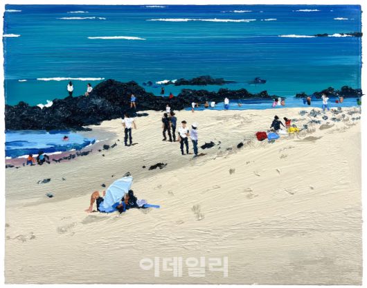 이상원 ‘제주’(2022), 캔버스에 오일, 32×41㎝(사진=이음더플레이스)