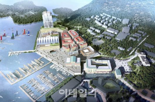 일본 나가사키 하우스 텐 보스 일대에 들어서는 복합리조트 조감도. 유럽 카지노 기업 ‘카지노 오스트리아 인터내셔널(CAI)’가 33억3000만달러(약 4조3000억원)를 투입하는 나가사키 복합리조트는 오는 2028년 완공을 목표로 하고 있다. (사진=CAI)