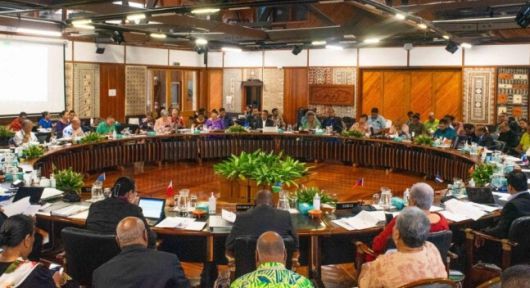 올해 태평양도서국포럼(PIF) 정상회의 모습. (사진=PIF 홈페이지 캡처 연합뉴스)