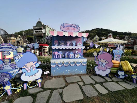 에버랜드 포시즌스가든의 캐릭터 포토존 (사진=김명상 기자)