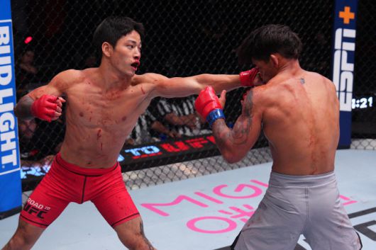 최동훈(왼쪽). 사진=UFC